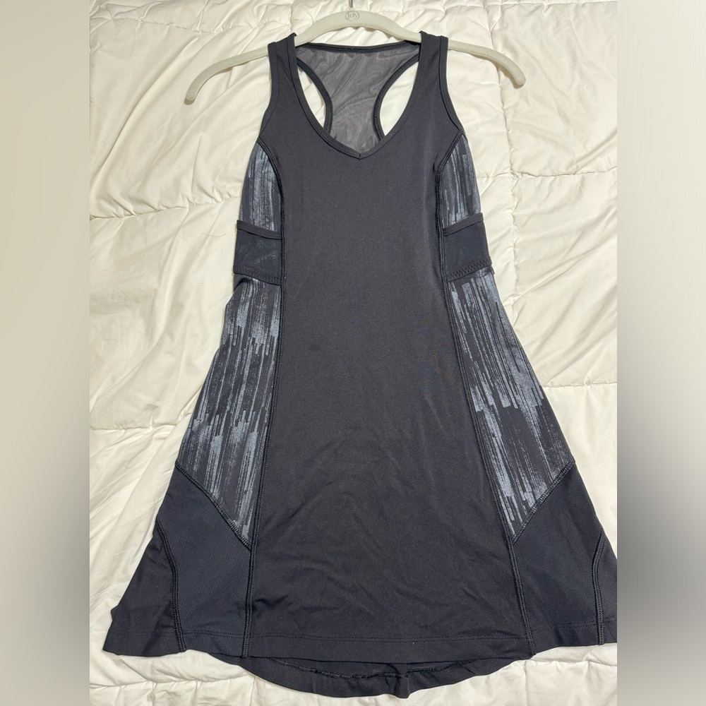 Lululemon black Ace, tennis dress, size 2